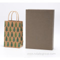Customized brown kraft paper bags